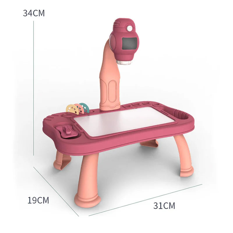 Children Led Projector Art Drawing Table - SweetPeaShop