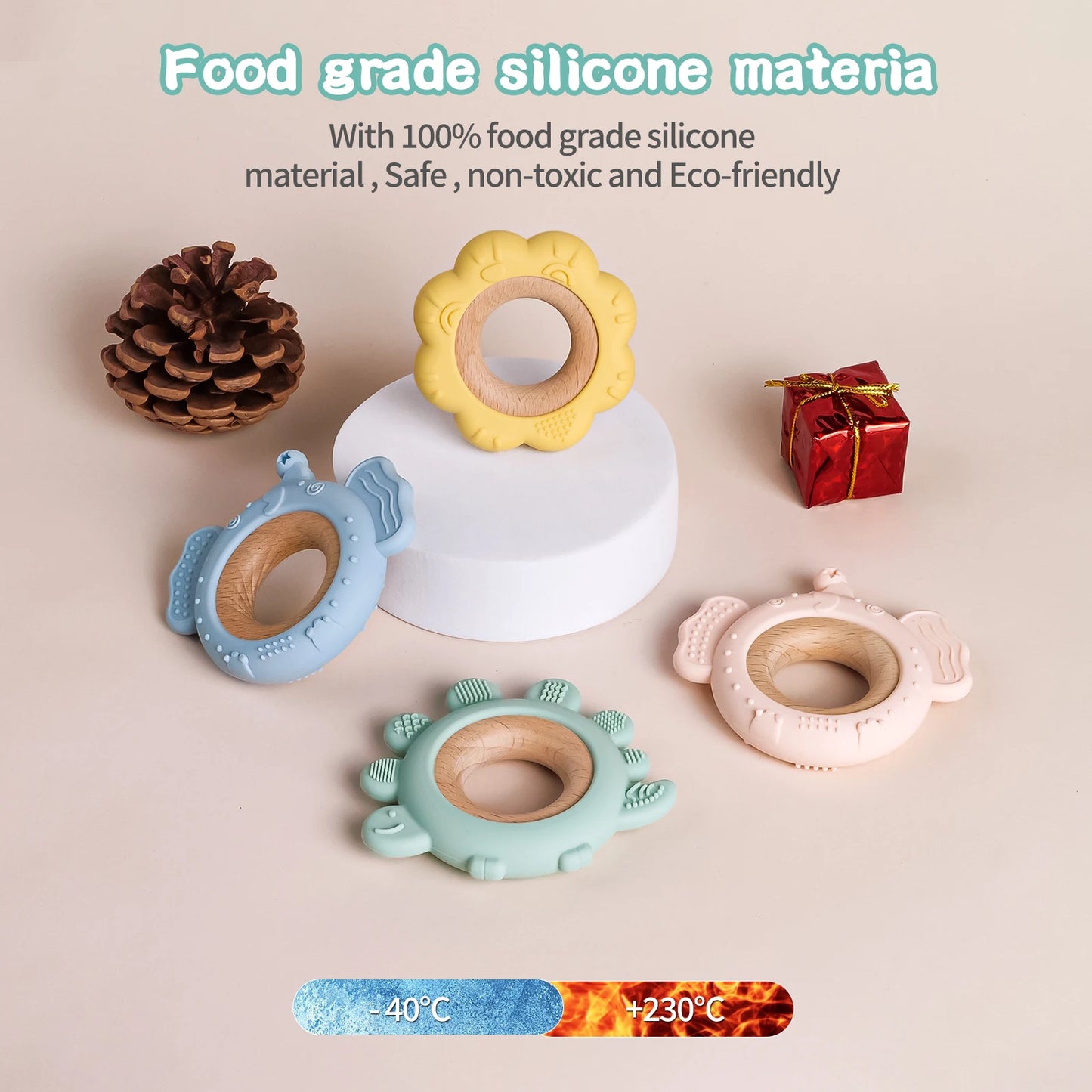 Playful Pattern Teether- SweetShopExclusive - SweetPeaShop