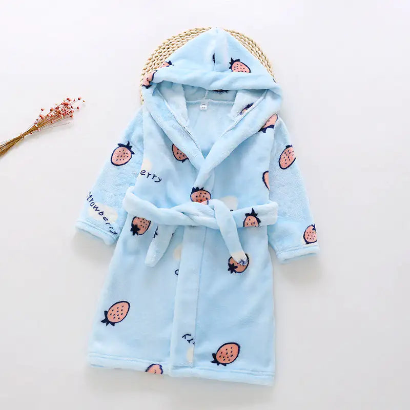 Children's Flannel Bathrobes - SweetPeaShop