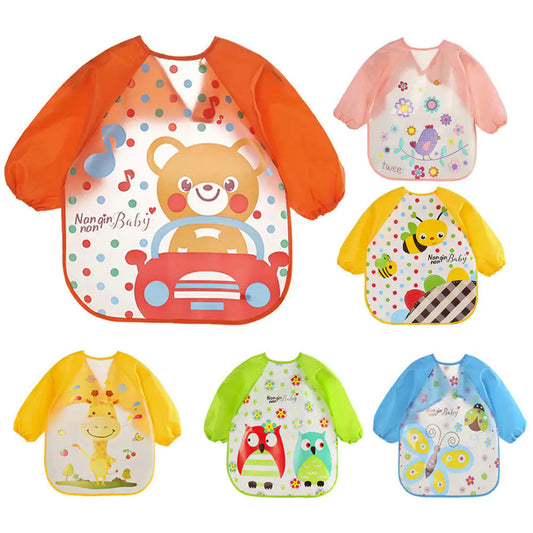 Waterproof Cartoon Baby Bibs & Burp Cloths - SweetPeaShop