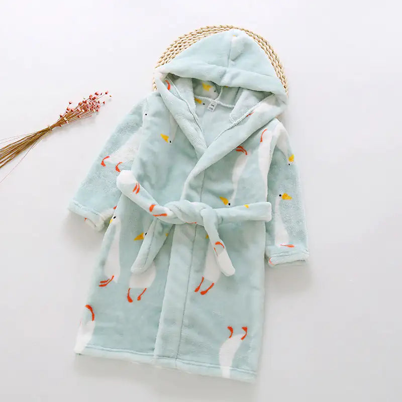 Children's Flannel Bathrobes - SweetPeaShop