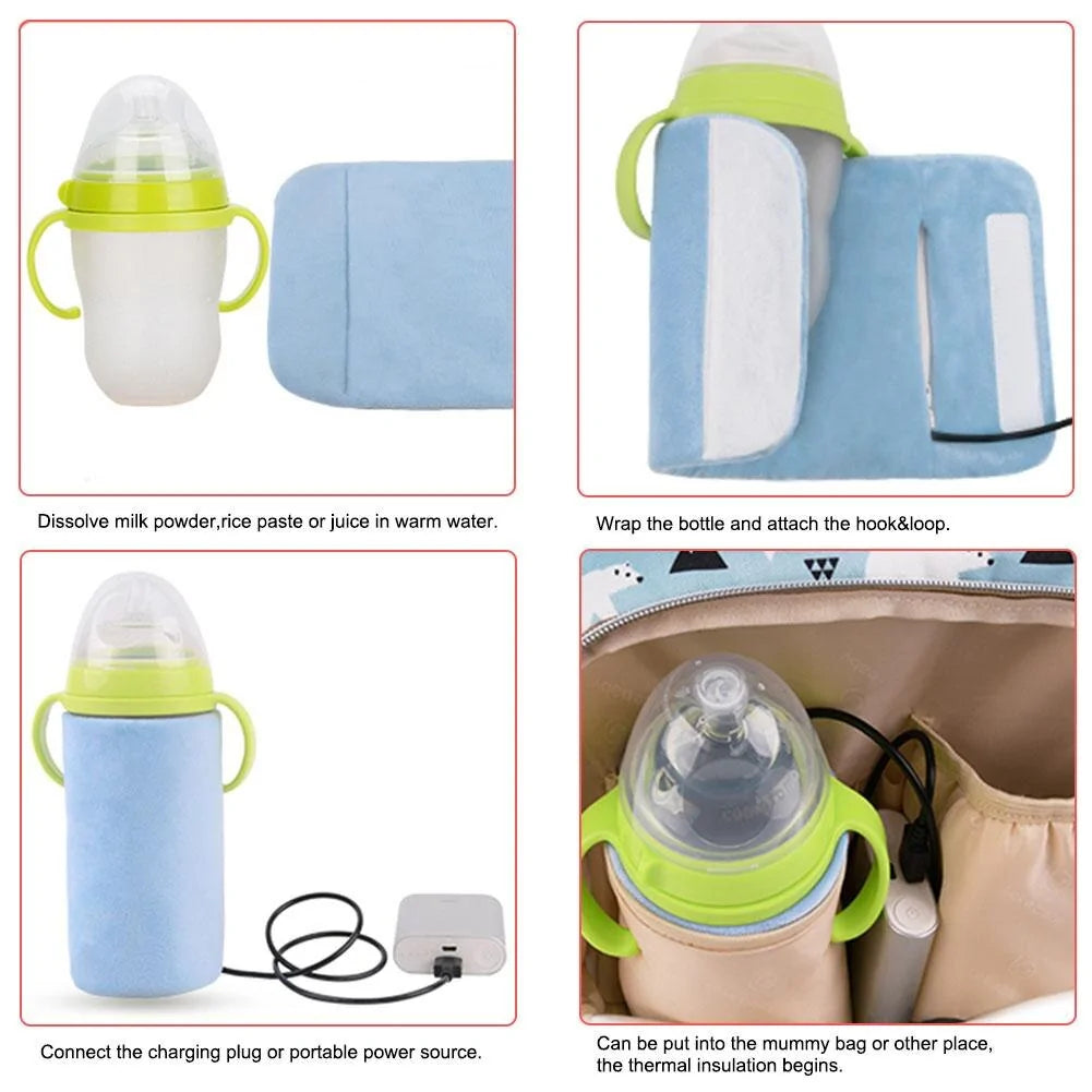 TravelEase USB Bottle Warmer – Warm Milk Anytime, Anywhere - SweetPeaShop