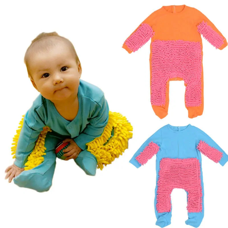 Baby Mopping Crawling Clothes - SweetPeaShop