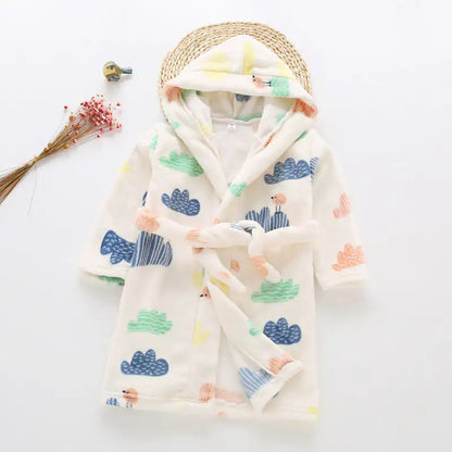 Children's Flannel Bathrobes - SweetPeaShop