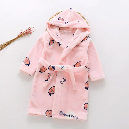 Children's Flannel Bathrobes - SweetPeaShop