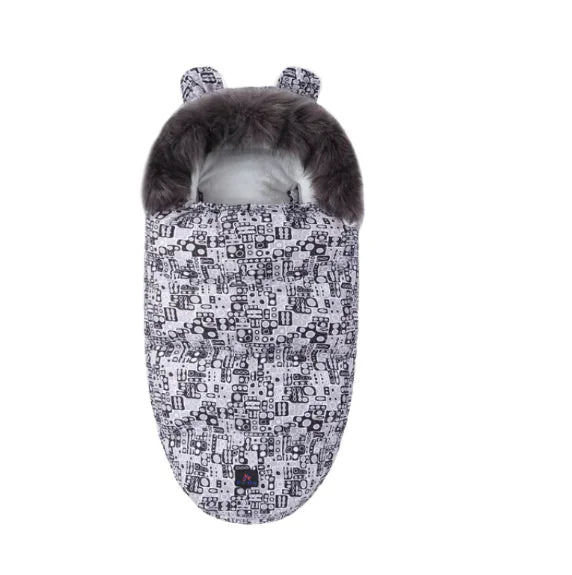 Baby Sleeping Bag with Fur Collar - SweetPeaShop