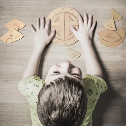 Baby Wooden Cognitive Clock