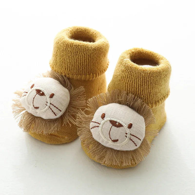 Cozy Cartoon Baby Socks - Anti-Slip Soft Cotton Floor Socks - SweetPeaShop