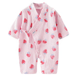 Baby Muslin Cotton Long Sleeve Romper - Unisex Newborn Jumpsuit - SweetPeaShop