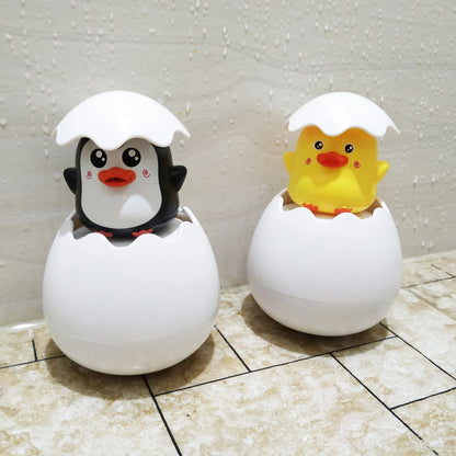 Baby Bathing Toy – Cute Duck Penguin Egg Water Spray Sprinkler – SweetPeaShop Exclusive