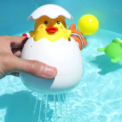 Baby Bathing Toy – Cute Duck Penguin Egg Water Spray Sprinkler – SweetPeaShop Exclusive