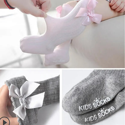 Winter Velvet Baby Socks – Non-Slip Warm Footwear for Newborns & Toddlers - SweetPeaShop