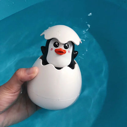 Baby Bathing Toy – Cute Duck Penguin Egg Water Spray Sprinkler – SweetPeaShop Exclusive