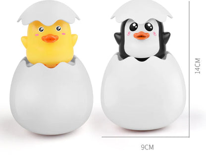 Baby Bathing Toy – Cute Duck Penguin Egg Water Spray Sprinkler – SweetPeaShop Exclusive