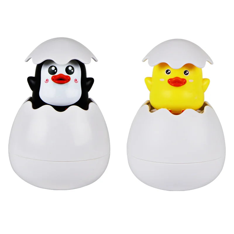 Baby Bathing Toy – Cute Duck Penguin Egg Water Spray Sprinkler – SweetPeaShop Exclusive