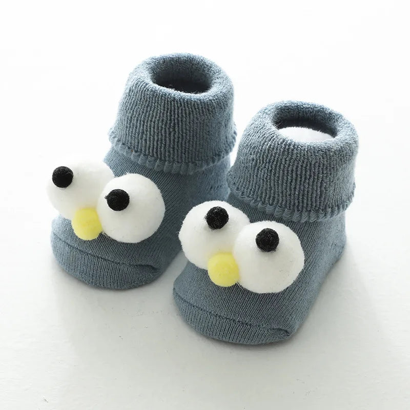 Cozy Cartoon Baby Socks - Anti-Slip Soft Cotton Floor Socks - SweetPeaShop