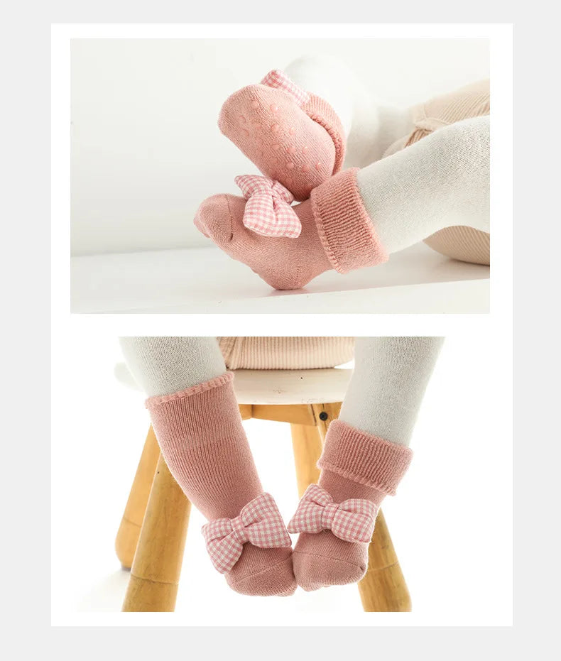 Cozy Cartoon Baby Socks - Anti-Slip Soft Cotton Floor Socks - SweetPeaShop