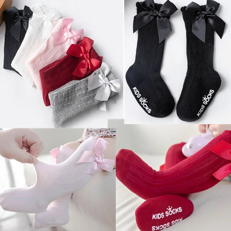 Winter Velvet Baby Socks – Non-Slip Warm Footwear for Newborns & Toddlers - SweetPeaShop