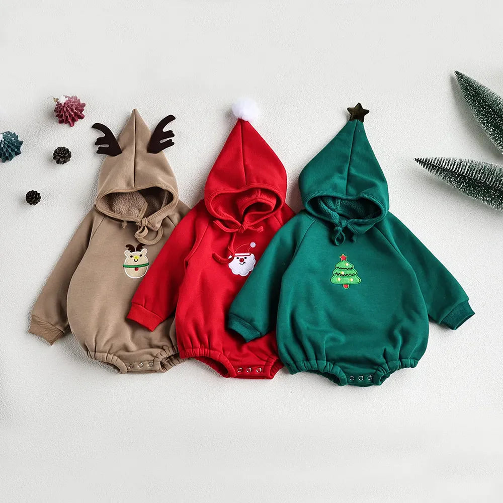 CuddleJoy Christmas Baby Bodysuits: Snuggly Style - SweetPeaShop