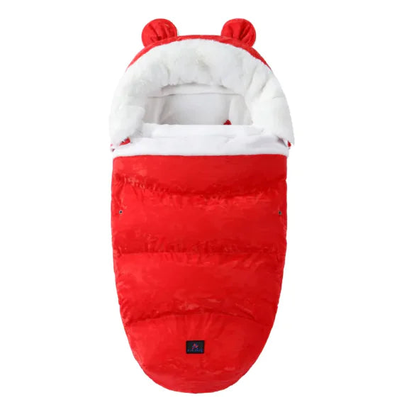 Baby Sleeping Bag with Fur Collar - SweetPeaShop