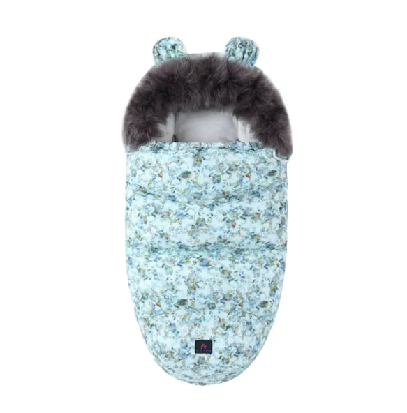 Baby Sleeping Bag with Fur Collar - SweetPeaShop