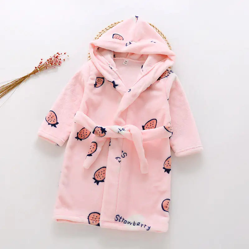 Children's Flannel Bathrobes - SweetPeaShop