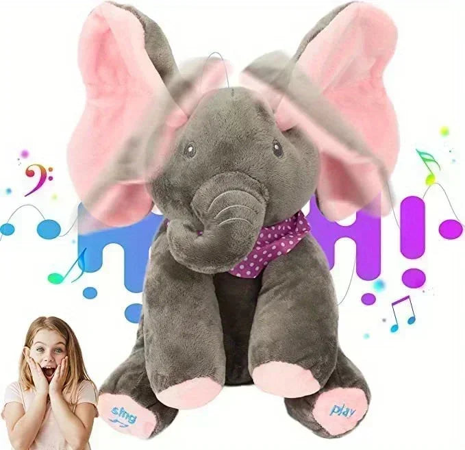 Peekaboo Elephant Plush Toy - SweetPeaShop Exclusive