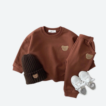 Winter Bear Outfit Set - Toddler Sweatshirt & Pants - SweetPeaShop Exclusive