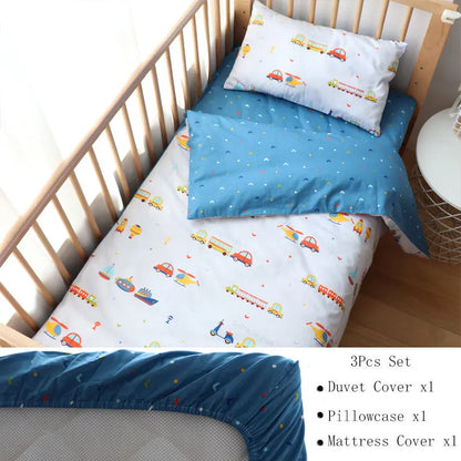 Baby Bedding Set (3pcs)- SweetPeaShop Exclusive - SweetPeaShop