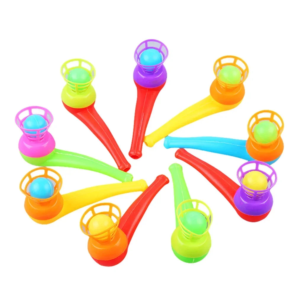 Magic Blowing Pipe Floating Ball Game – Fun Party Favors for Kids (12/30 Pcs) - SweetPeaShop