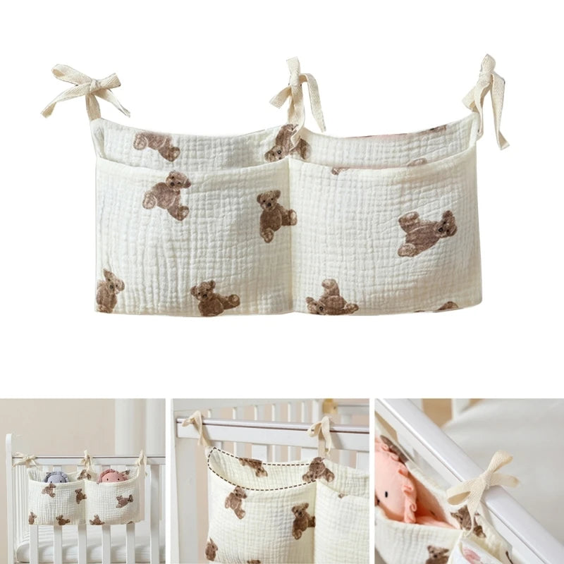 Cotton Crib Hanging Organizer- SweetPeaShop Exclusive - SweetPeaShop