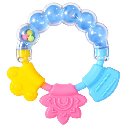 Baby Silicone Training Toothbrush - BPA Free Banana Shape Teething Ring & Chew Toy - SweetPeaShop