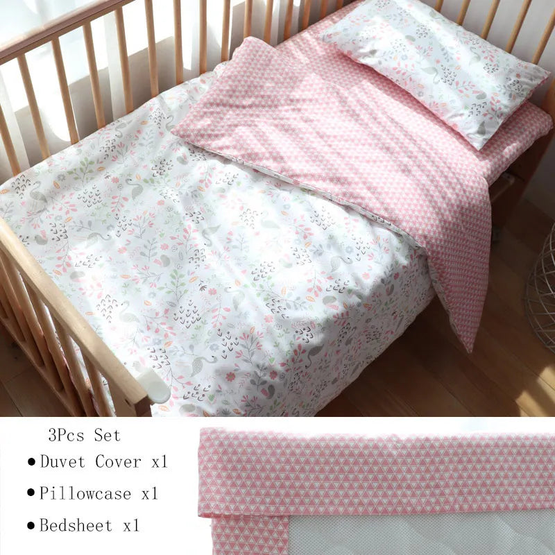 Baby Bedding Set (3pcs)- SweetPeaShop Exclusive - SweetPeaShop