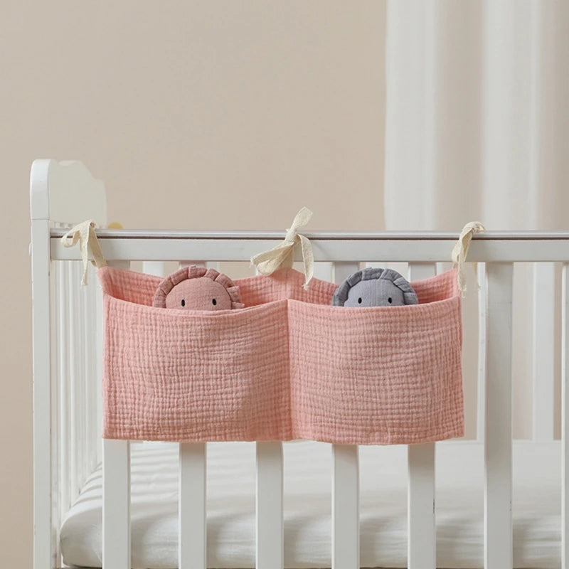 Cotton Crib Hanging Organizer- SweetPeaShop Exclusive - SweetPeaShop