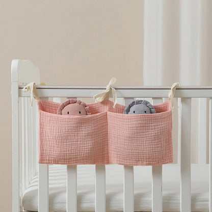 Cotton Crib Hanging Organizer- SweetPeaShop Exclusive - SweetPeaShop