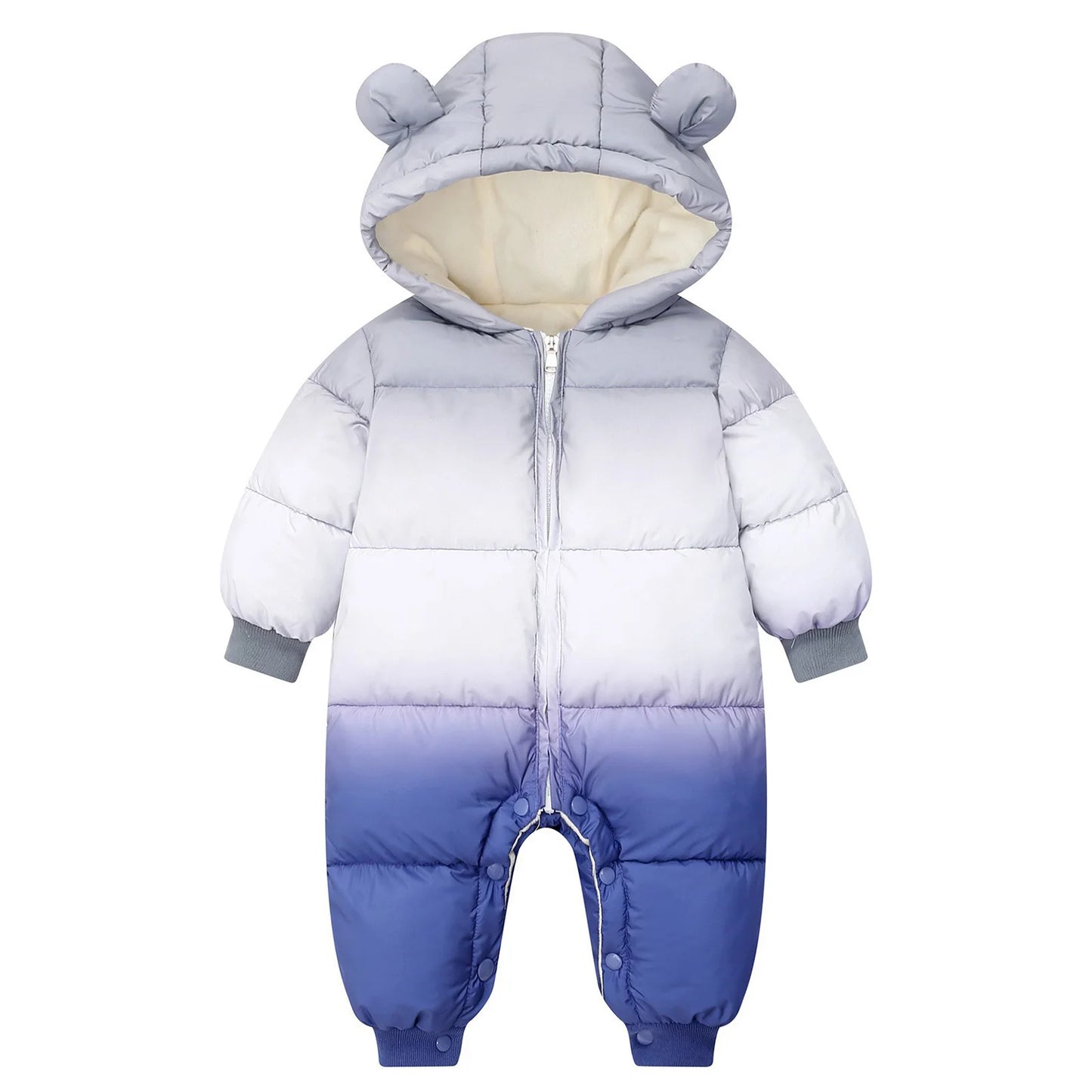 Newborn Baby Winter Warm Hooded Down Romper Jacket Snowsuit – SweetPeaShop Exclusive