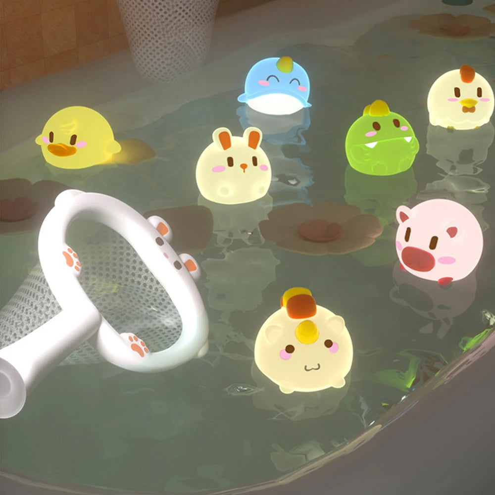 LED Light-Up Baby Bath Toy - Luminous Rubber Duck for Kids - SweetPeaShop Exclusive