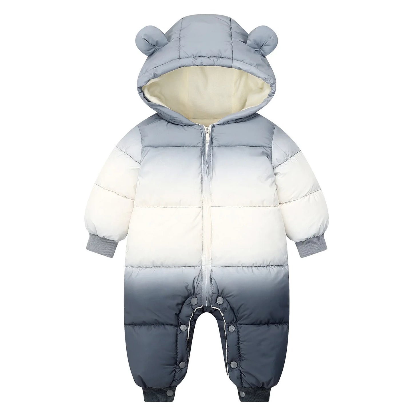 Newborn Baby Winter Warm Hooded Down Romper Jacket Snowsuit – SweetPeaShop Exclusive