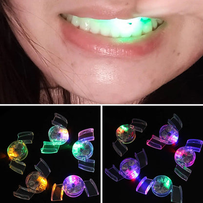 LED Glow Teeth Braces – Halloween Party Light-Up Toy - SweetPeaShop