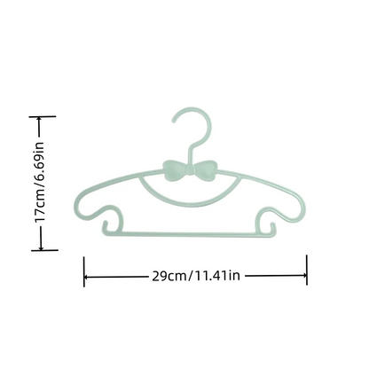 10Pcs Baby Hangers - Non-Slip Kids Baby Clothes Hangers for Infant Pants Perfect Organization for Stress-Free Moms