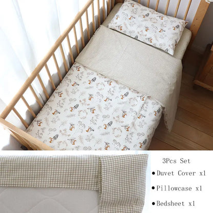 Baby Bedding Set (3pcs)- SweetPeaShop Exclusive - SweetPeaShop