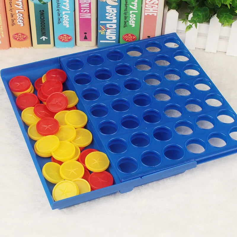 Foldable Connect 4 Board Game - Educational Puzzle Toy for Kids & Family Fun - SweetPeaShop