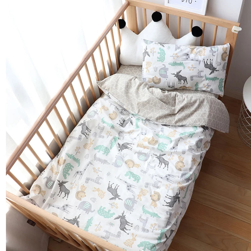 Baby Bedding Set (3pcs)- SweetPeaShop Exclusive - SweetPeaShop