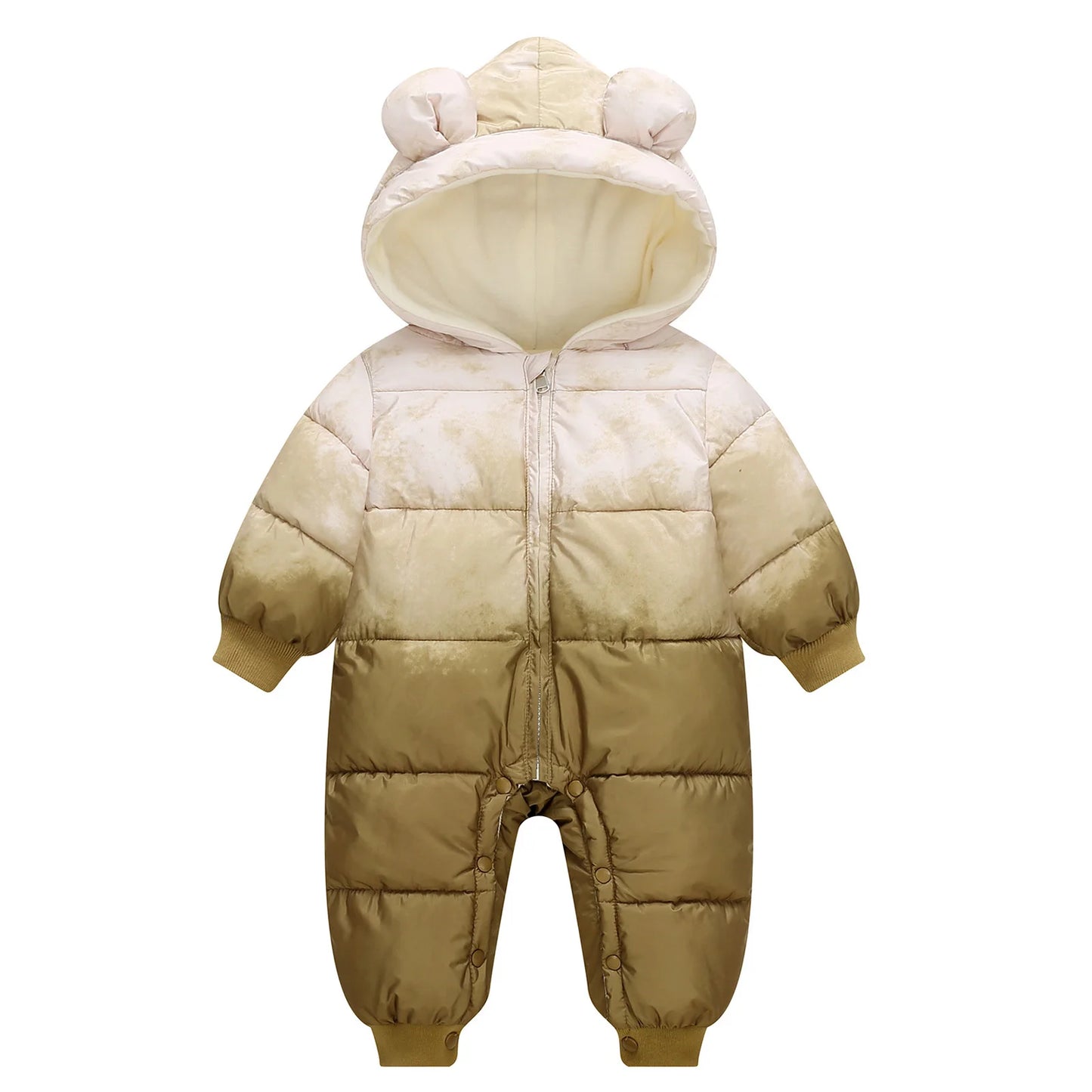 Newborn Baby Winter Warm Hooded Down Romper Jacket Snowsuit – SweetPeaShop Exclusive