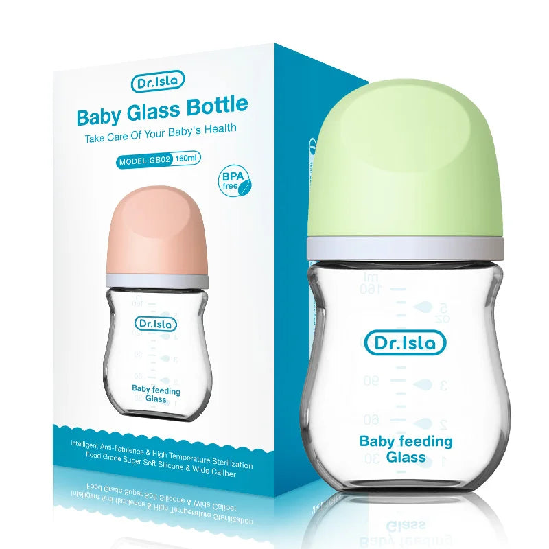 GentleFlow Glass Feeding Bottle - SweetPeaShop Exclusive - SweetPeaShop