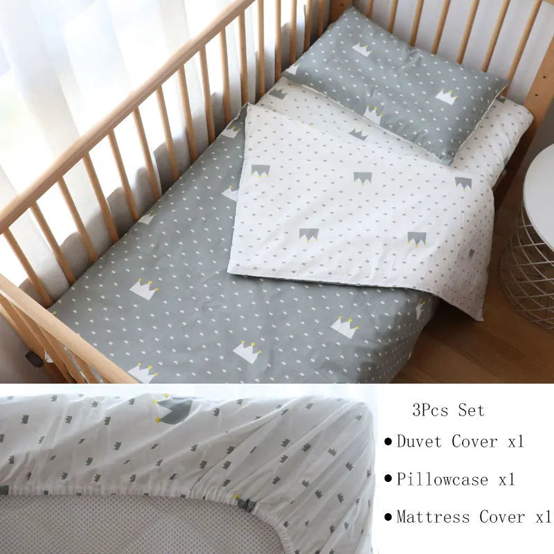 Baby Bedding Set (3pcs)- SweetPeaShop Exclusive - SweetPeaShop