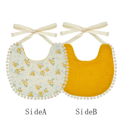 Muslin Cotton Baby Bib – SweetPeaShop Exclusive