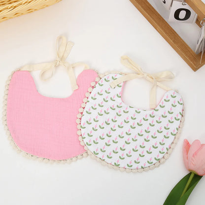 Muslin Cotton Baby Bib – SweetPeaShop Exclusive