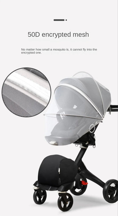 Zipper-Type Fly Protection Baby Crib and Stroller Mosquito Net – Summer Full Coverage - SweetPeaShop