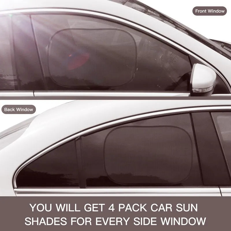 Magnetic UV Protection Car Sun Shade - Baby Window Mesh Visor - SweetPeaShop